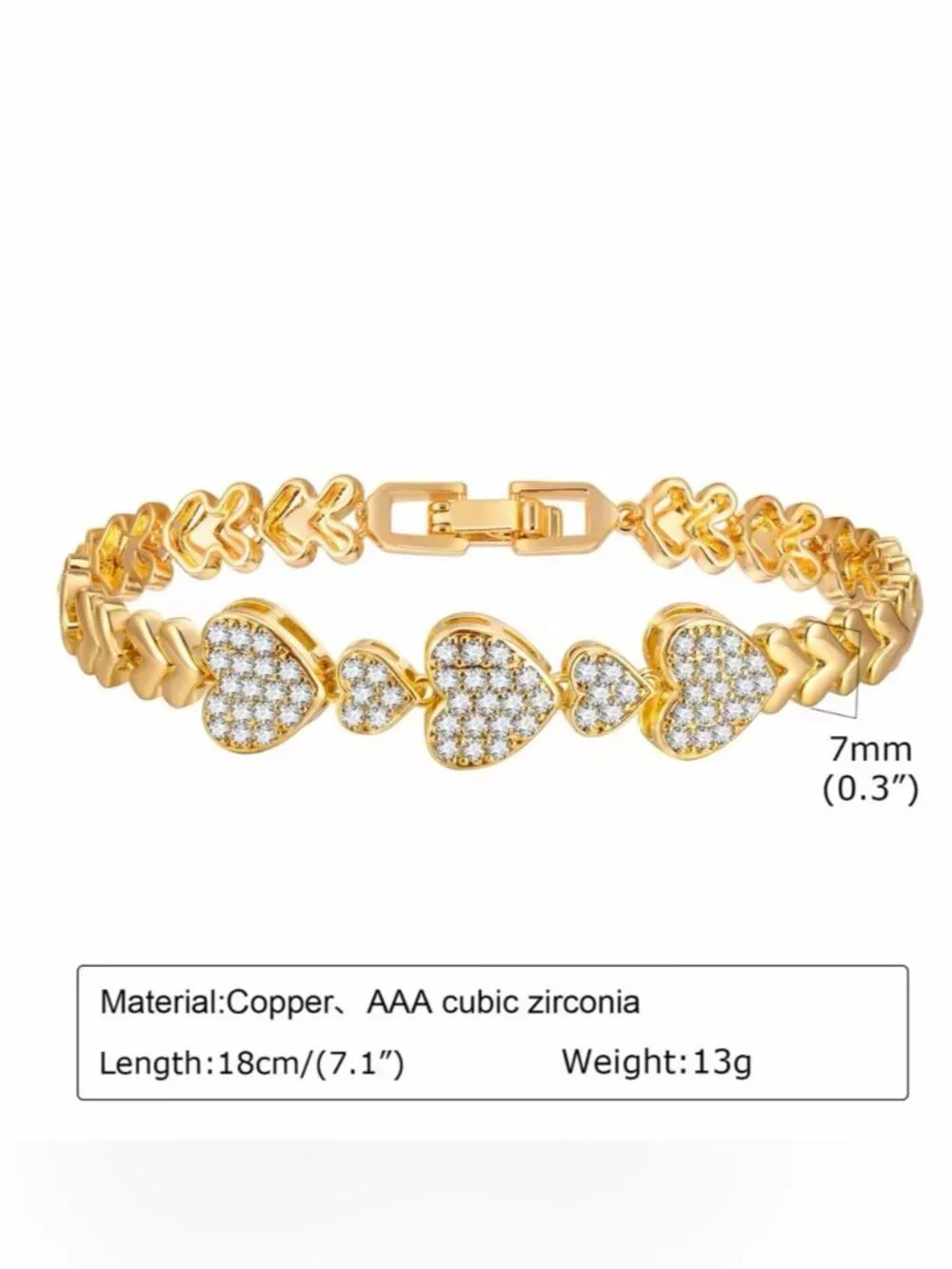 14 K Gold Plated Bracelet